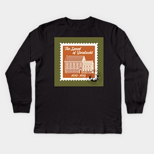 Reformed christian art. Dort synod of 1618. Arminians vs. Calvinists. Kids Long Sleeve T-Shirt